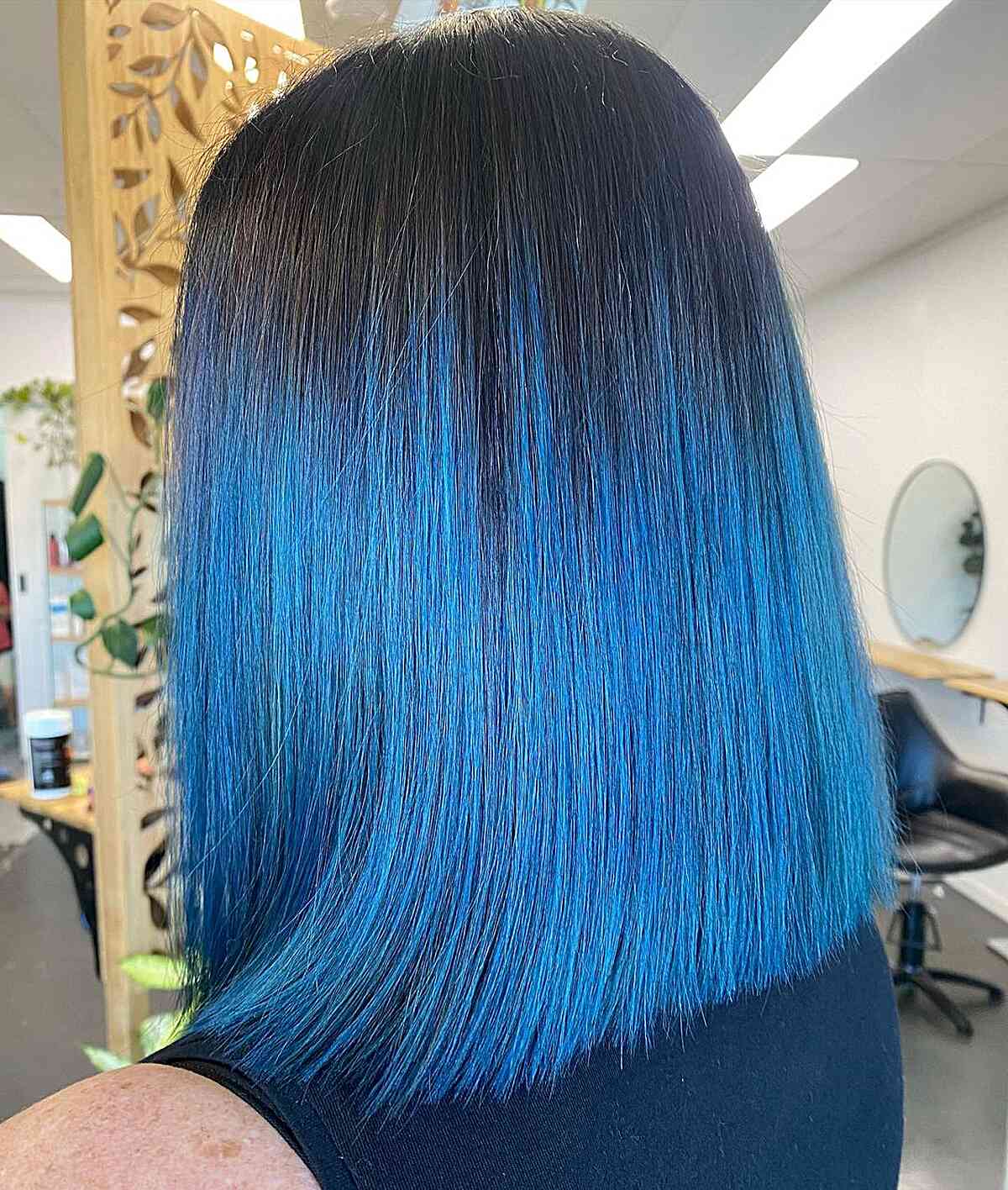 34 Jaw-Dropping Blue Balayage Hair Color Ideas