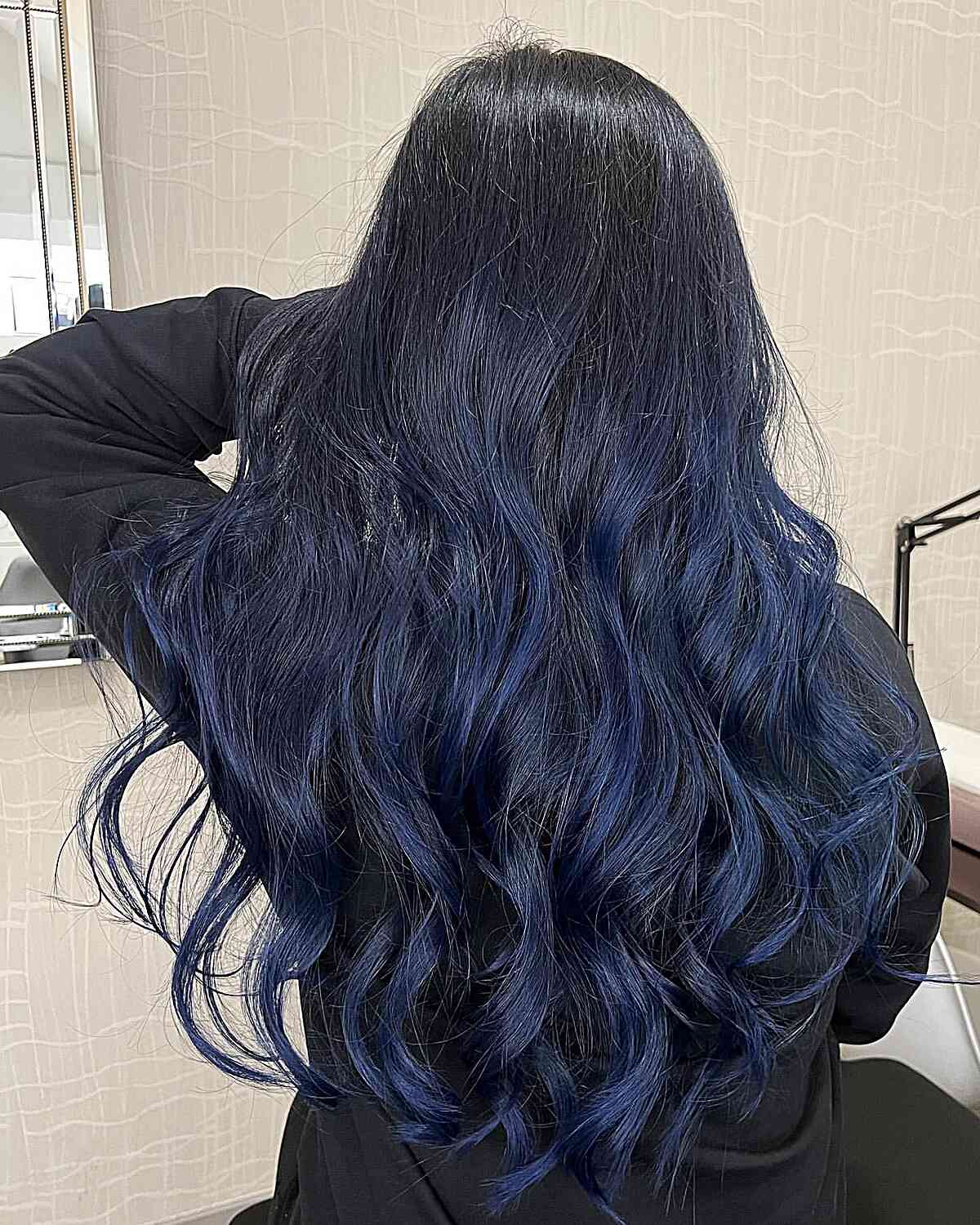 34 Jaw-Dropping Blue Balayage Hair Color Ideas