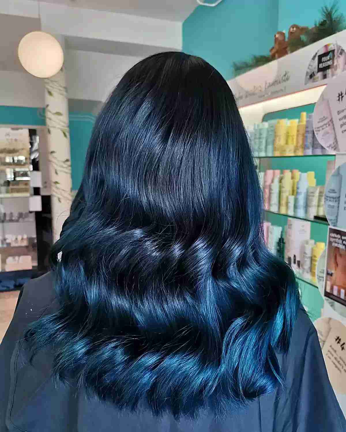 34 Jaw-Dropping Blue Balayage Hair Color Ideas