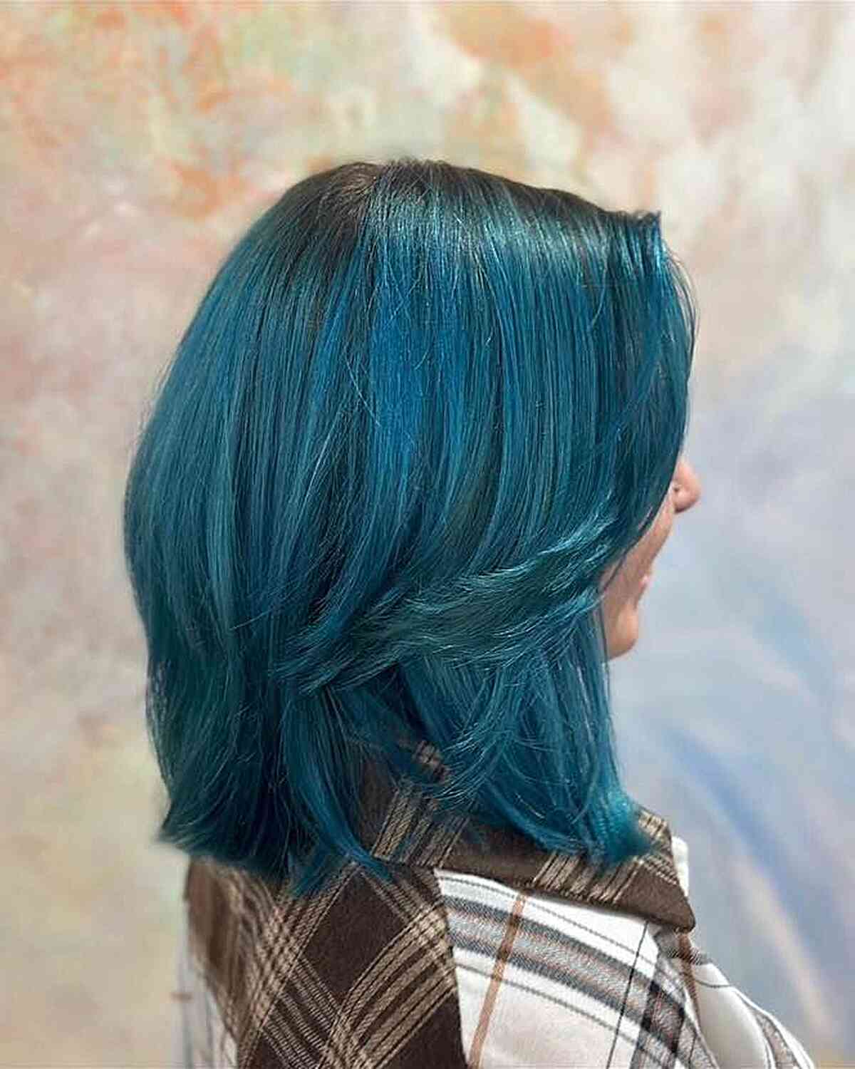 34 Jaw-Dropping Blue Balayage Hair Color Ideas