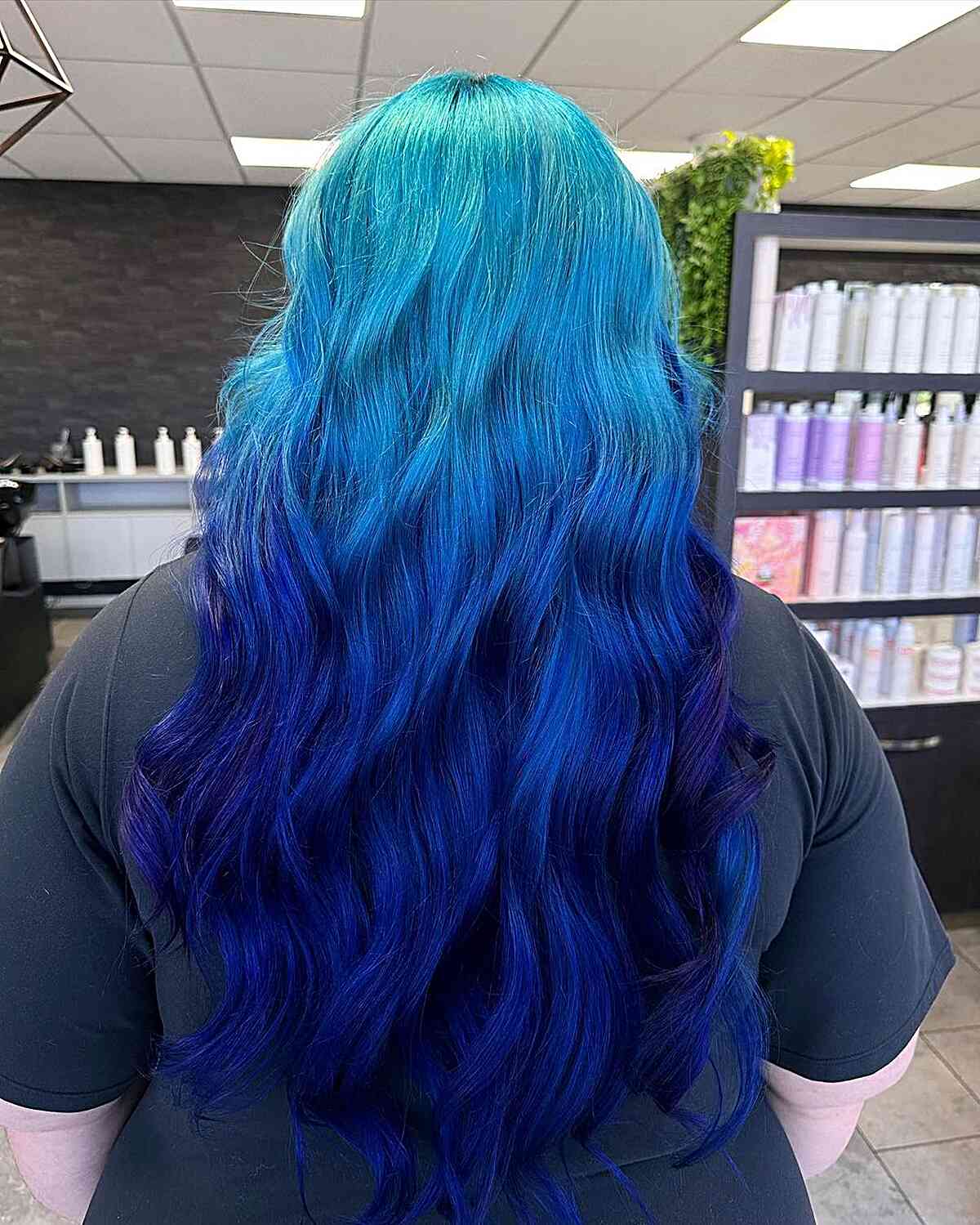 34 Jaw-Dropping Blue Balayage Hair Color Ideas