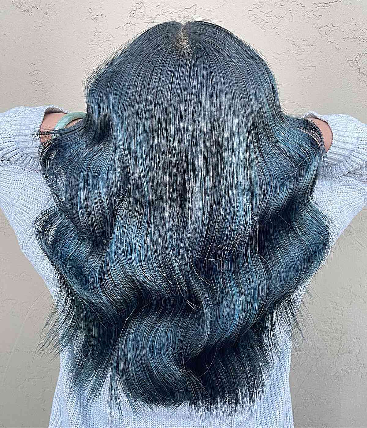 34 Jaw-Dropping Blue Balayage Hair Color Ideas