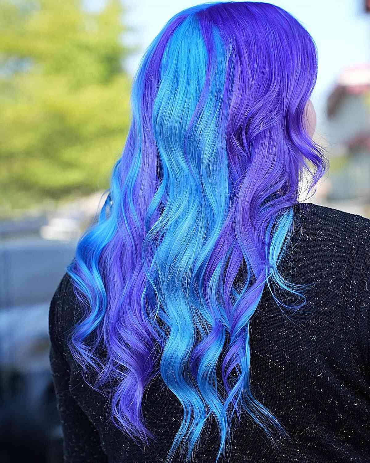 35 Incredible Examples of Blue and Purple Hair in 2025