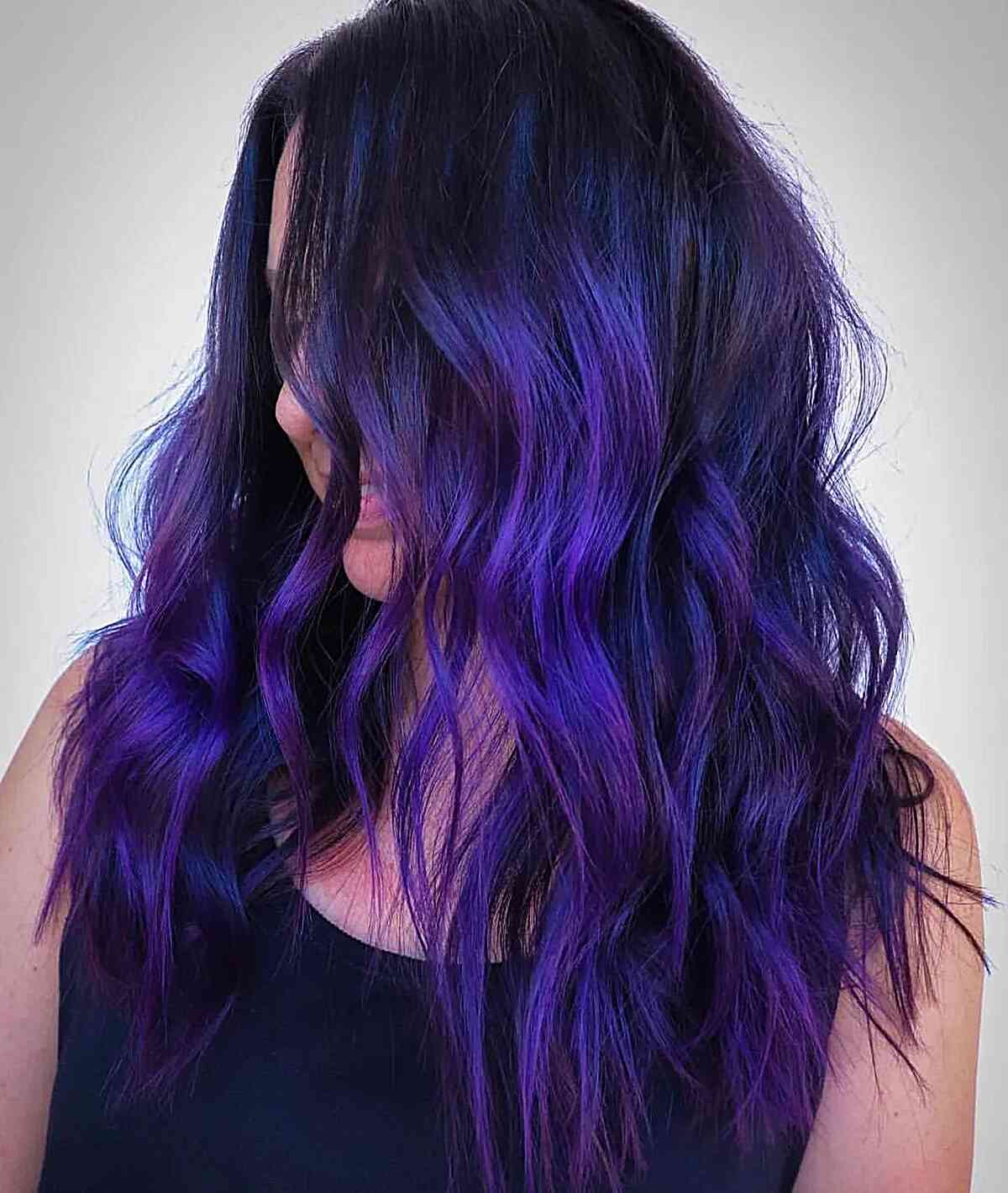 35 Incredible Examples of Blue and Purple Hair in 2025