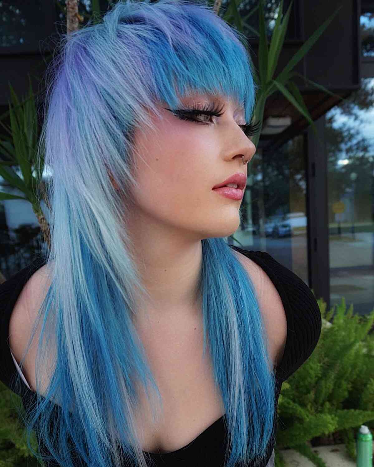 35 Incredible Examples of Blue and Purple Hair in 2025