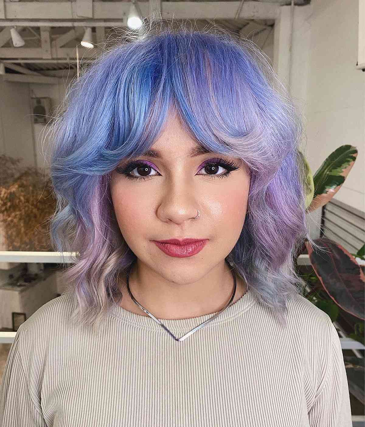 35 Incredible Examples of Blue and Purple Hair in 2025