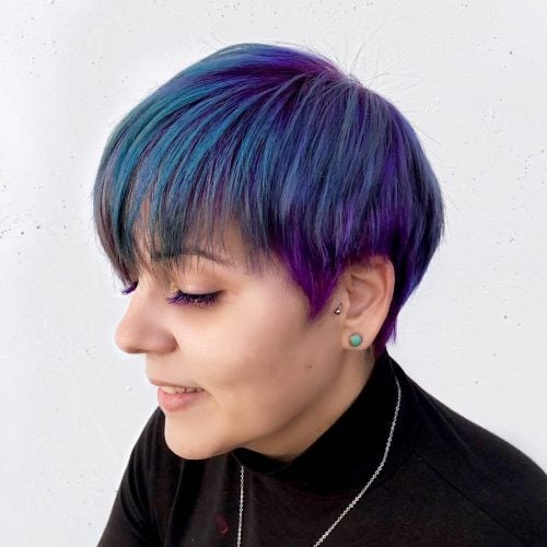 35 Incredible Examples of Blue and Purple Hair in 2025