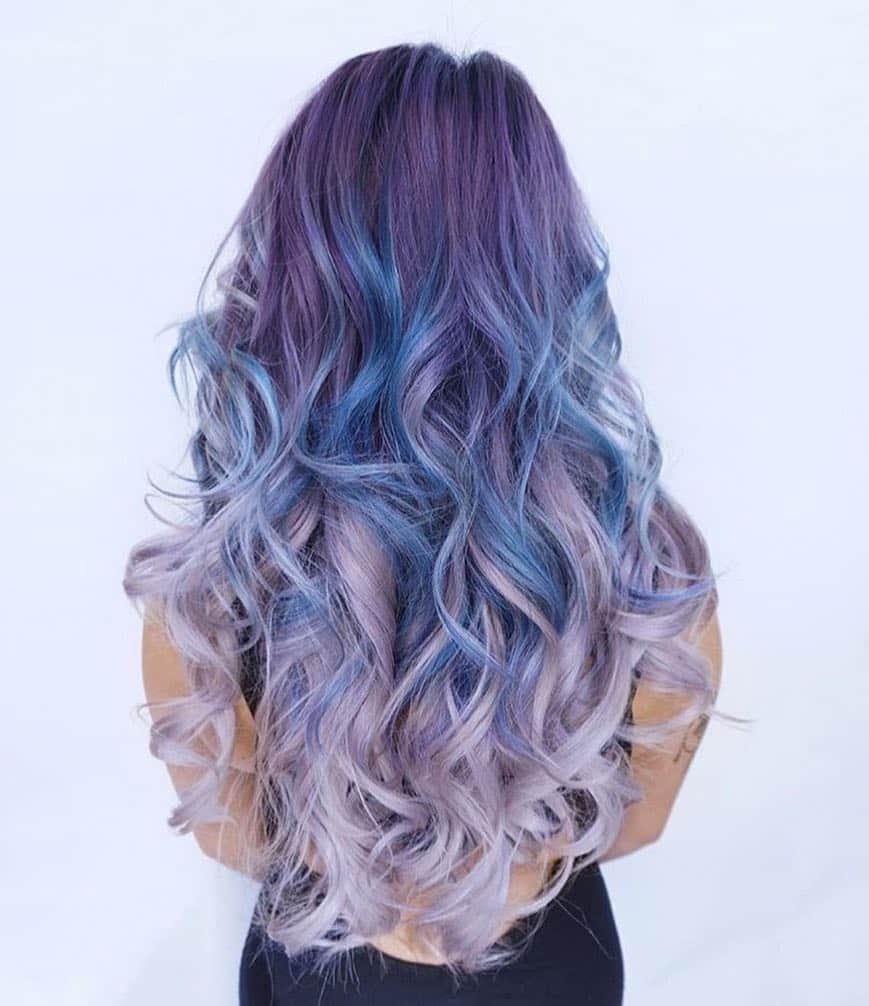 35 Incredible Examples of Blue and Purple Hair in 2025