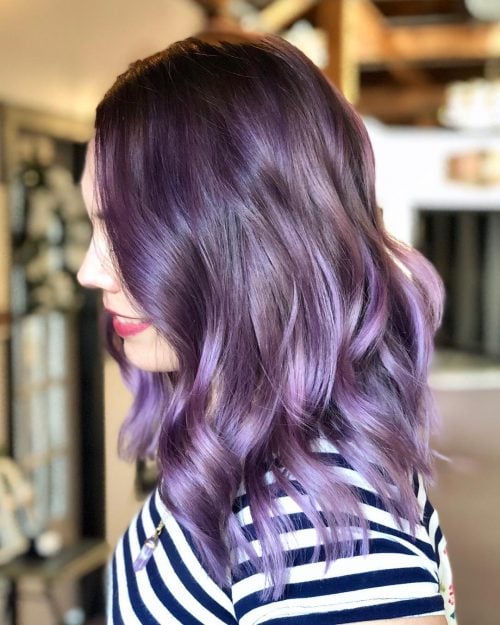 35 Incredible Examples of Blue and Purple Hair in 2025