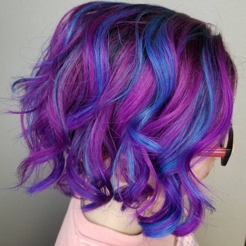 35 Incredible Examples of Blue and Purple Hair in 2025