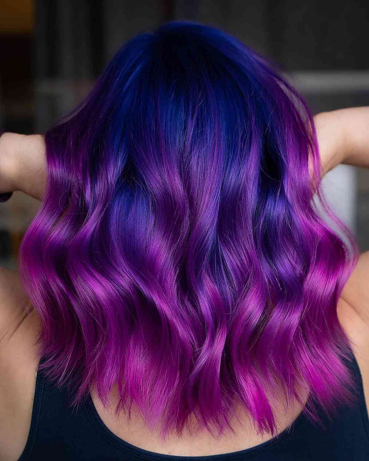 35 Incredible Examples of Blue and Purple Hair in 2025
