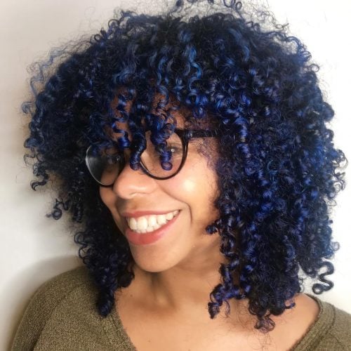 18 Stunning Midnight Blue Hair Colors to See in 2025