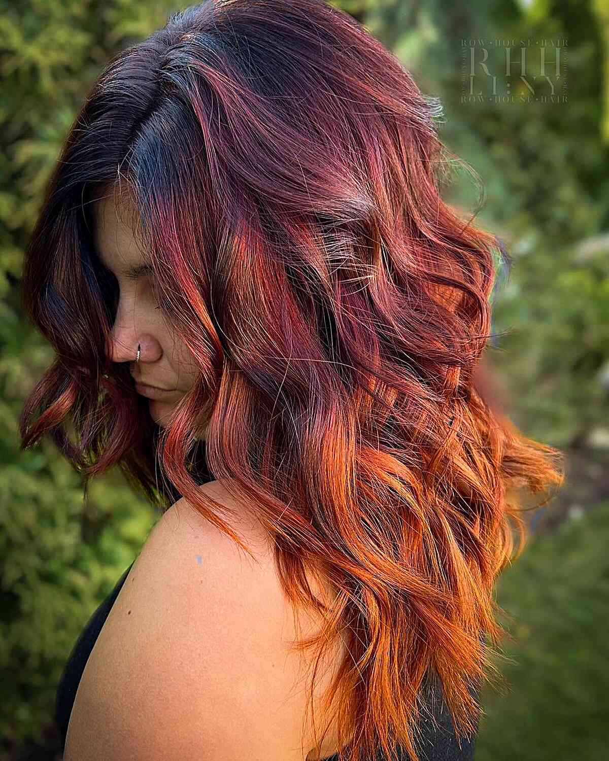 32 Blazing Hot Red Ombre Hair Color Ideas in 2025