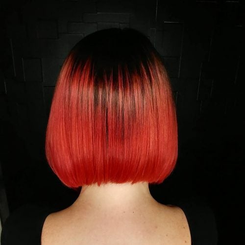 32 Blazing Hot Red Ombre Hair Color Ideas in 2025