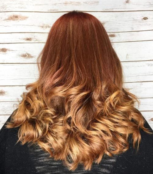 32 Blazing Hot Red Ombre Hair Color Ideas in 2025
