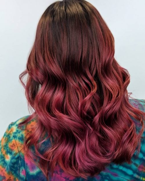 32 Blazing Hot Red Ombre Hair Color Ideas in 2025