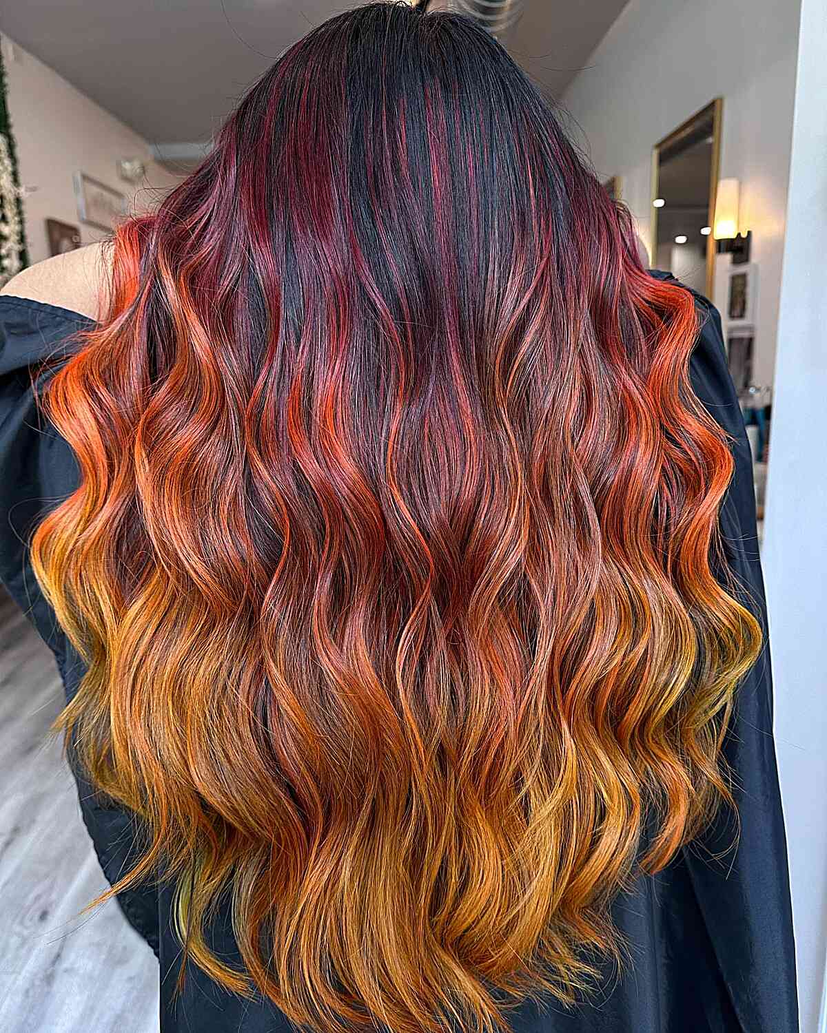 32 Blazing Hot Red Ombre Hair Color Ideas in 2025