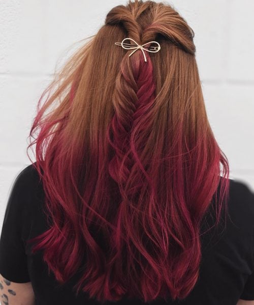 32 Blazing Hot Red Ombre Hair Color Ideas in 2025