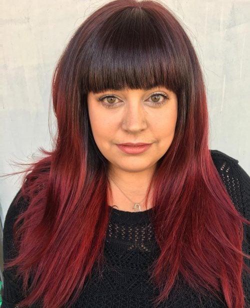 32 Blazing Hot Red Ombre Hair Color Ideas in 2025