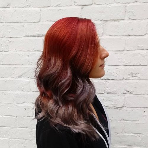 32 Blazing Hot Red Ombre Hair Color Ideas in 2025