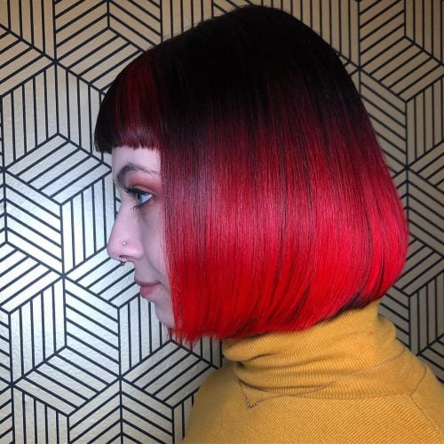 32 Blazing Hot Red Ombre Hair Color Ideas in 2025