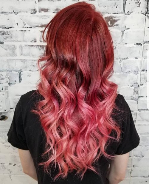 32 Blazing Hot Red Ombre Hair Color Ideas in 2025