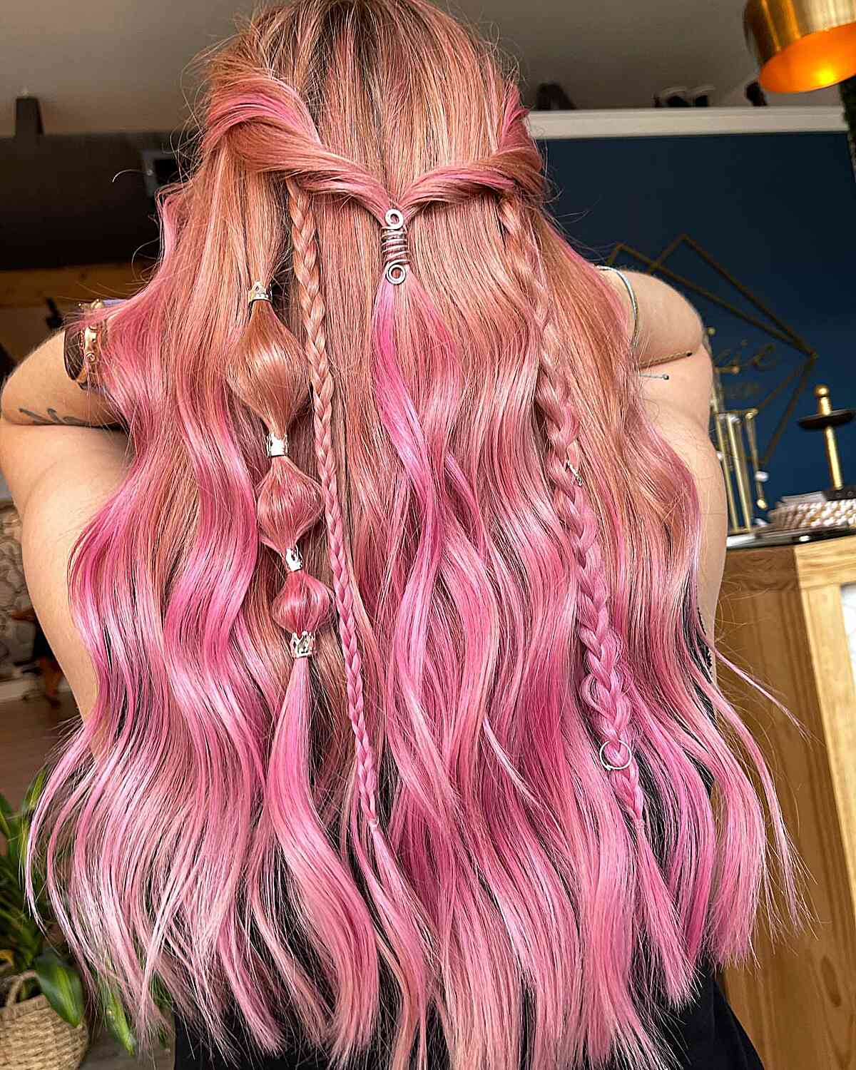 27 Gorgeous Rose Gold Balayage Ideas for Major Hair Envy