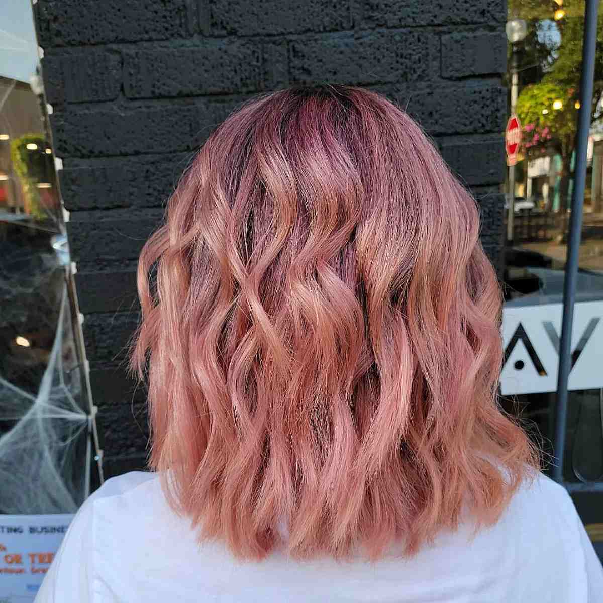 27 Gorgeous Rose Gold Balayage Ideas for Major Hair Envy