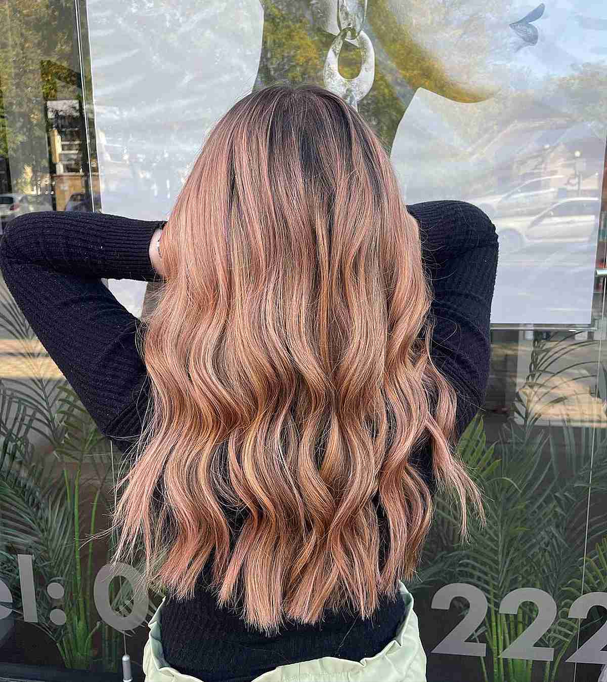 27 Gorgeous Rose Gold Balayage Ideas for Major Hair Envy