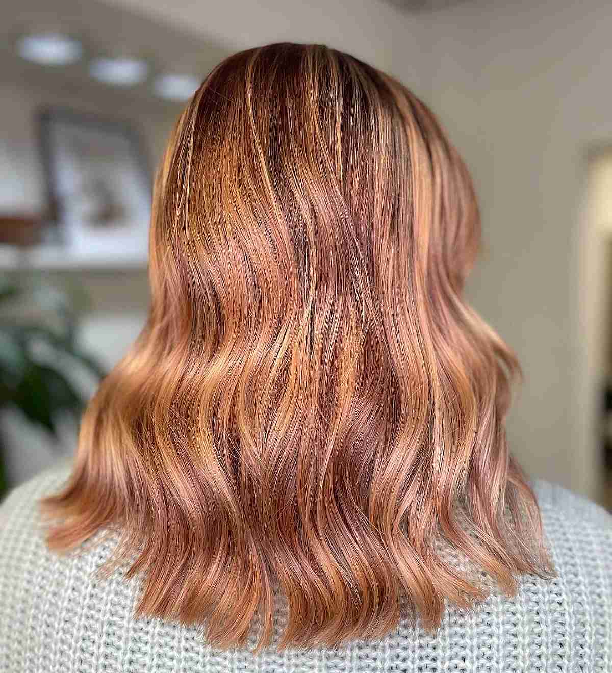 27 Gorgeous Rose Gold Balayage Ideas for Major Hair Envy