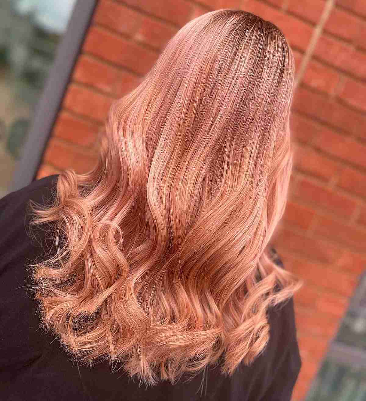 27 Gorgeous Rose Gold Balayage Ideas for Major Hair Envy