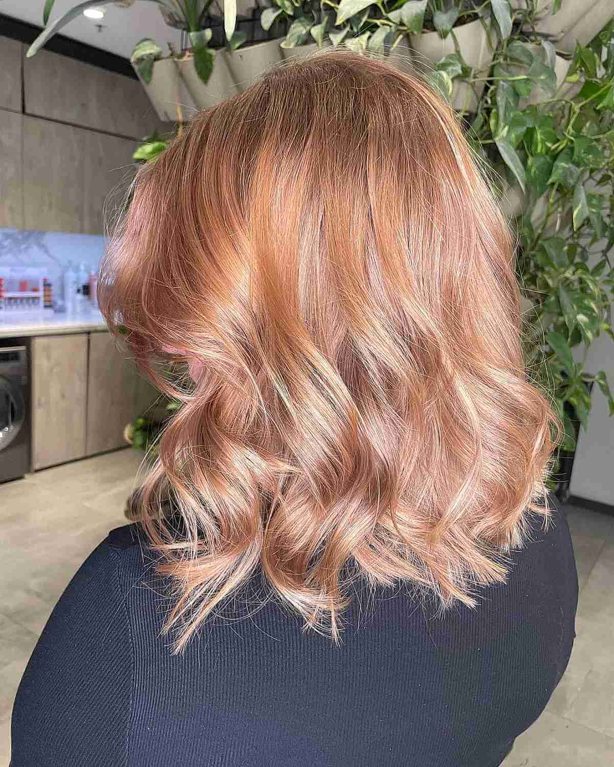 27 Gorgeous Rose Gold Balayage Ideas for Major Hair Envy