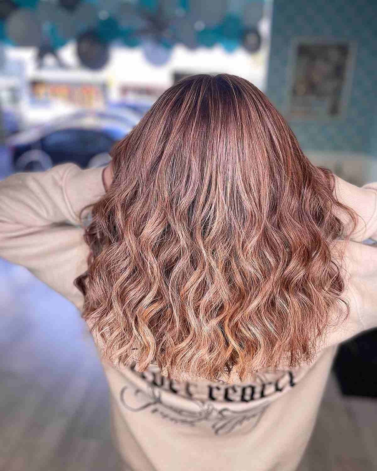 27 Gorgeous Rose Gold Balayage Ideas for Major Hair Envy