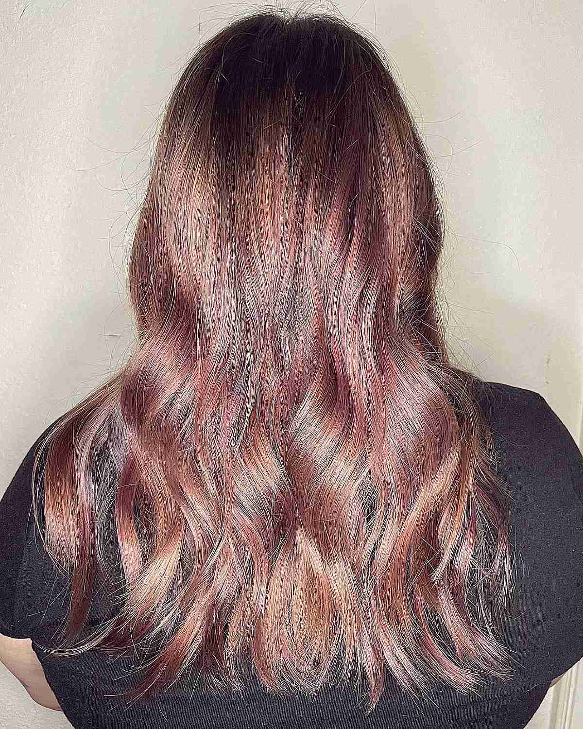 27 Gorgeous Rose Gold Balayage Ideas for Major Hair Envy