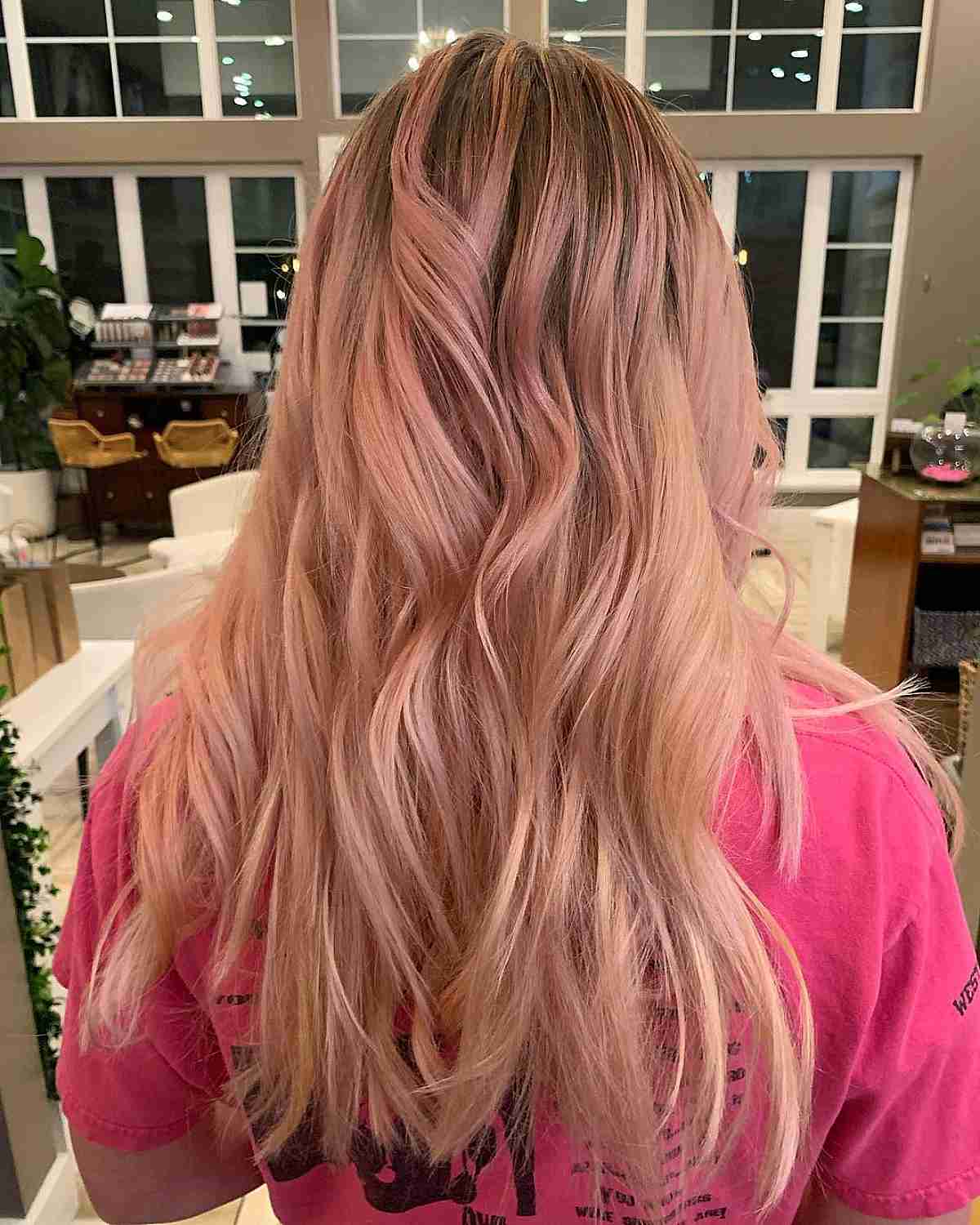 27 Gorgeous Rose Gold Balayage Ideas for Major Hair Envy