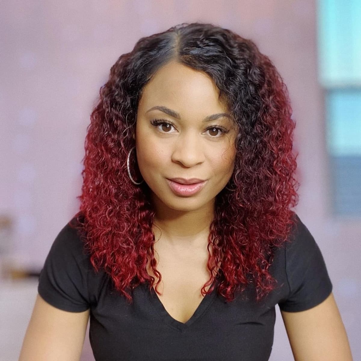 Red and Black Hair: Ombre, Balayage & Highlights