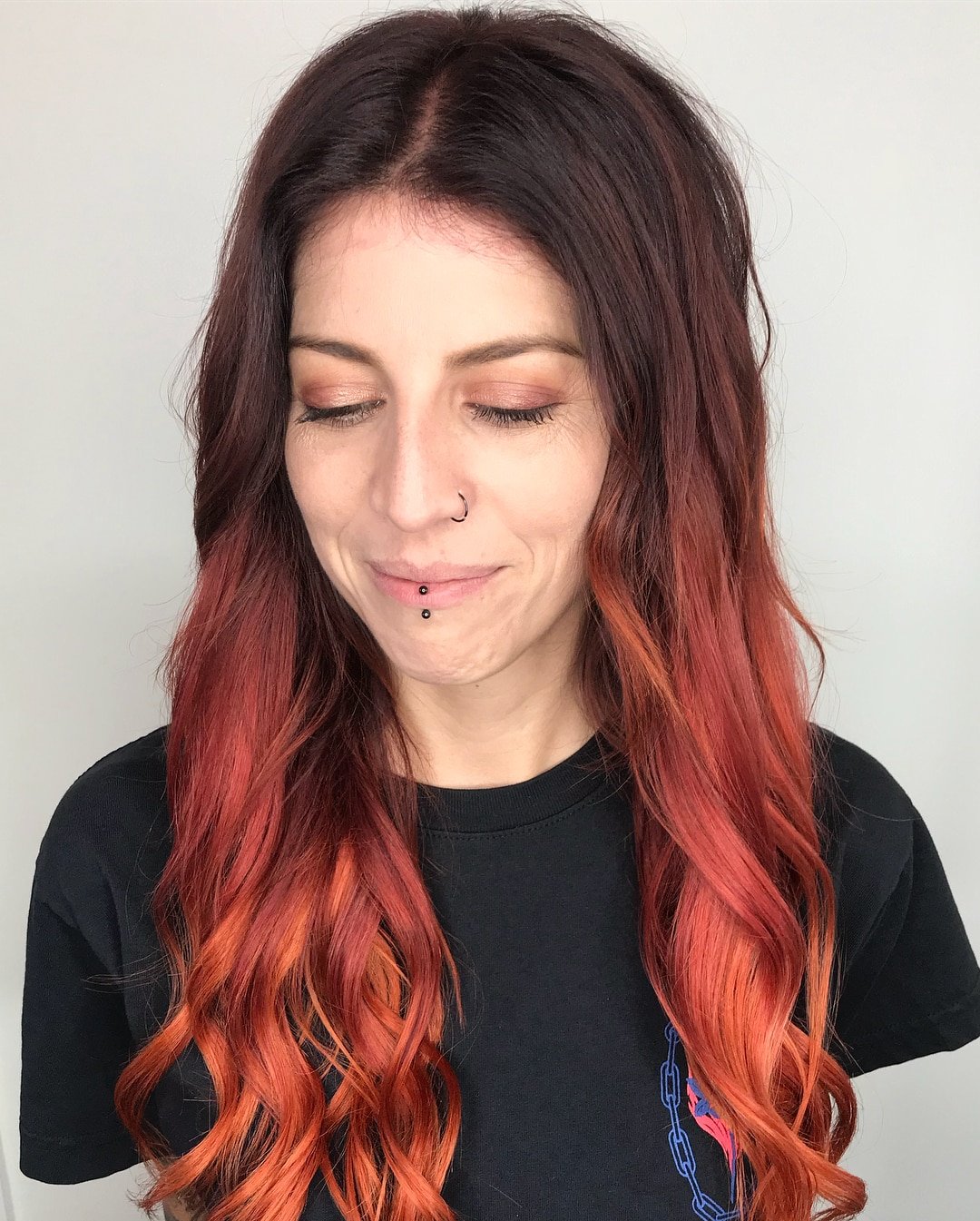 Red and Black Hair: Ombre, Balayage & Highlights