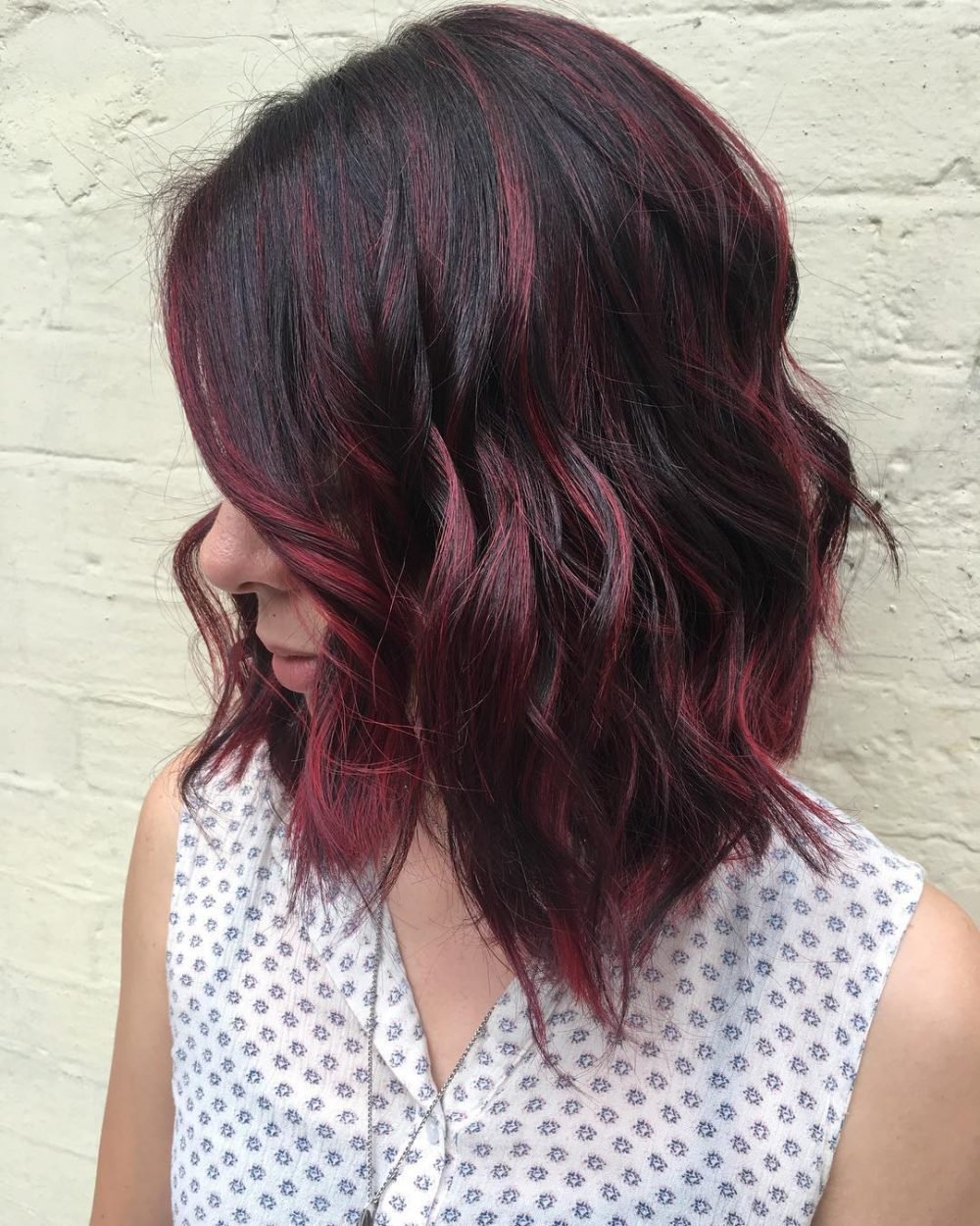 Red and Black Hair: Ombre, Balayage & Highlights