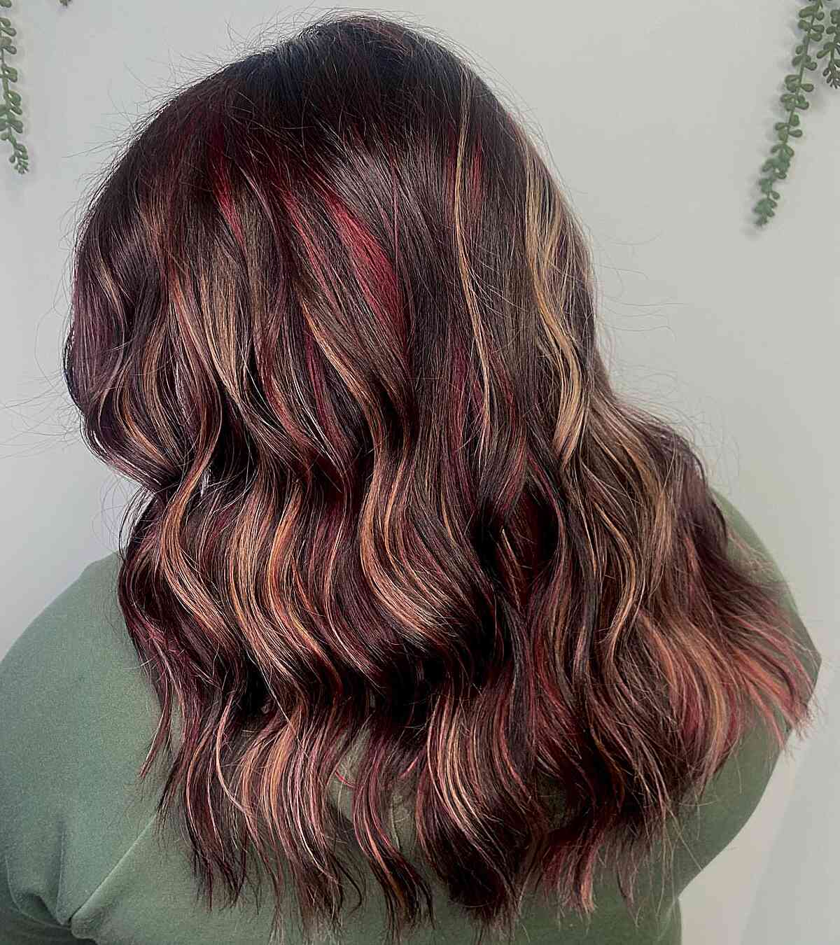 Red and Black Hair: Ombre, Balayage & Highlights