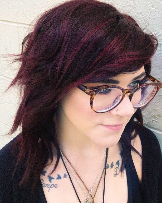 Red and Black Hair: Ombre, Balayage & Highlights
