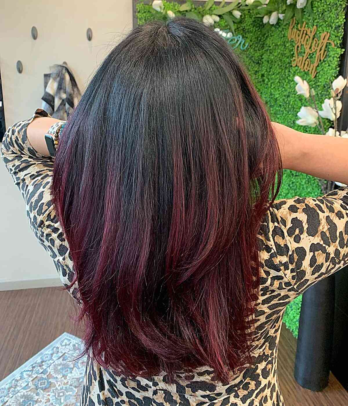 Red and Black Hair: Ombre, Balayage & Highlights