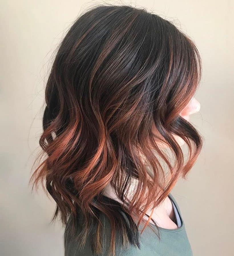 Red and Black Hair: Ombre, Balayage & Highlights