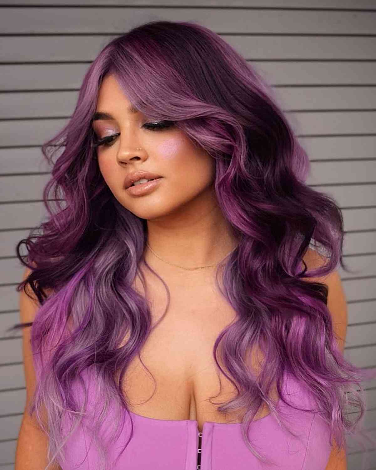 23 Stunning Ways to Get a Purple Balayage