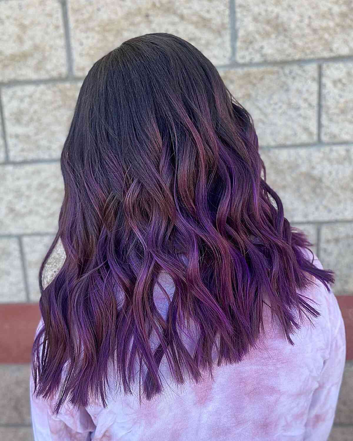 23 Stunning Ways to Get a Purple Balayage