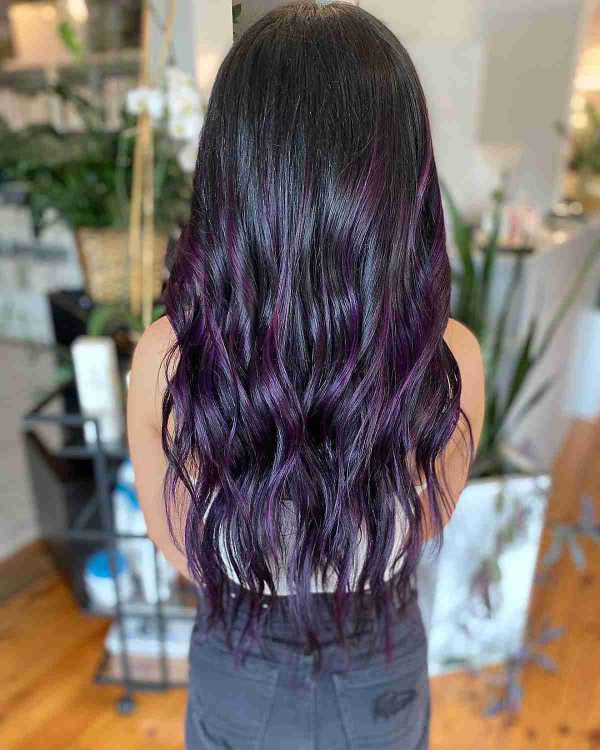 23 Stunning Ways to Get a Purple Balayage