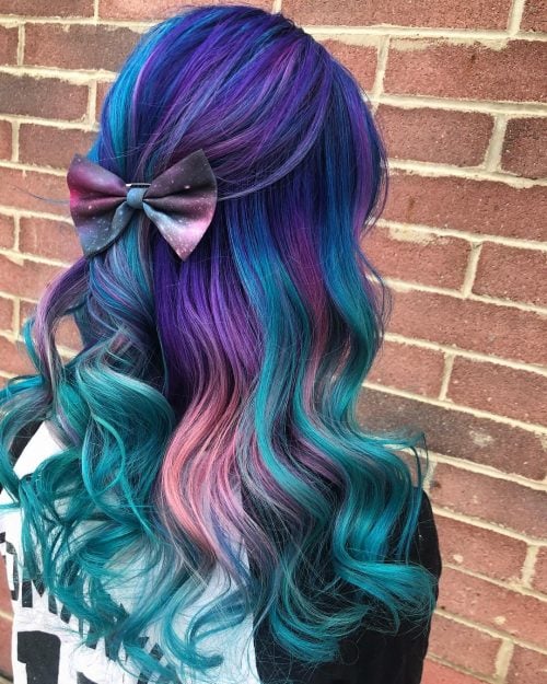30 Incredible Ways to Get Galaxy Hair in 2025 (Photos)