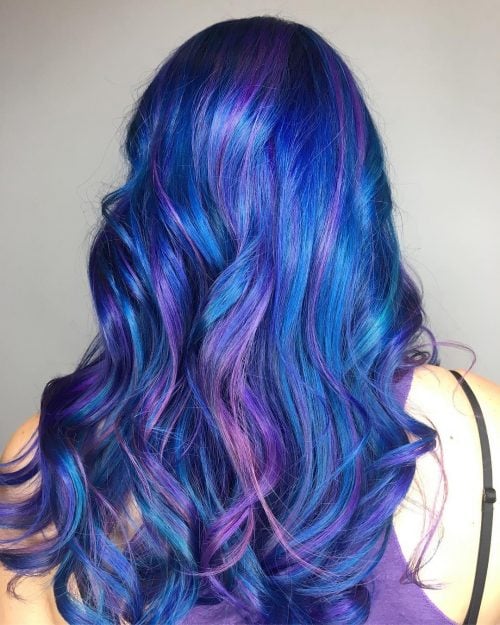 30 Incredible Ways to Get Galaxy Hair in 2025 (Photos)