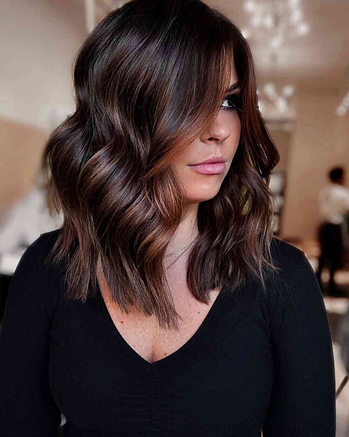25 Incredible Balayage Dark Brown Hair Colors to Steal