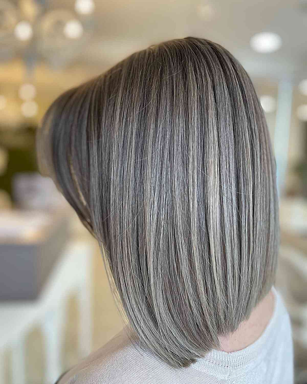 31 Stunning Grey Balayage Hair Color Ideas for Women of All Ages