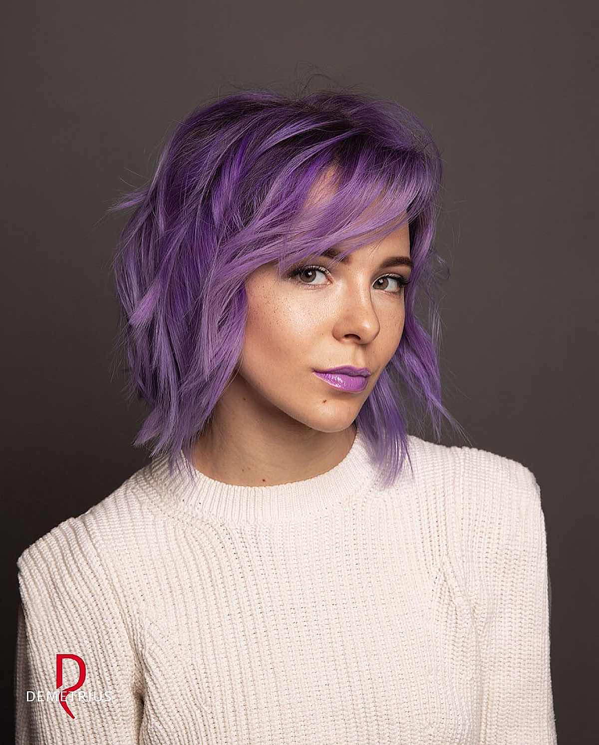 54 Incredible Purple Hair Color Ideas Trending Right Now